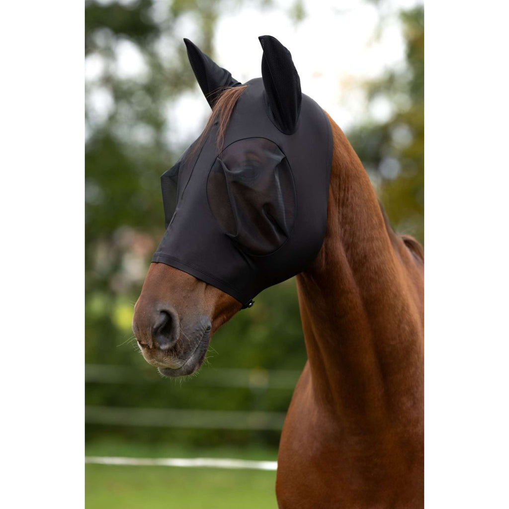 Covalliero Fly Mask FinoStretch Black