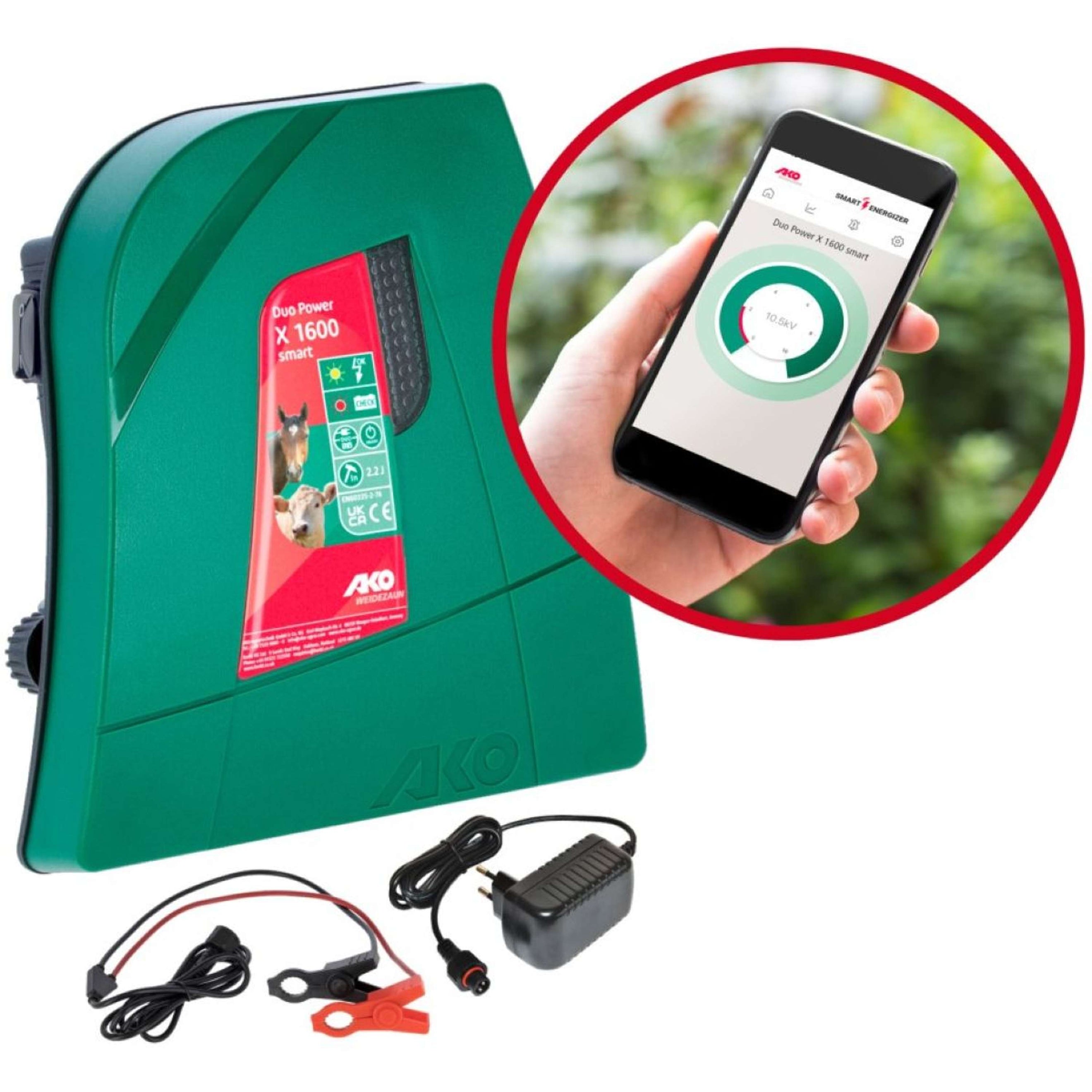 Ako Electric Fencing Device Duo Power X1600 smart Ako Electric Fencing Device Duo Power X1600 smart