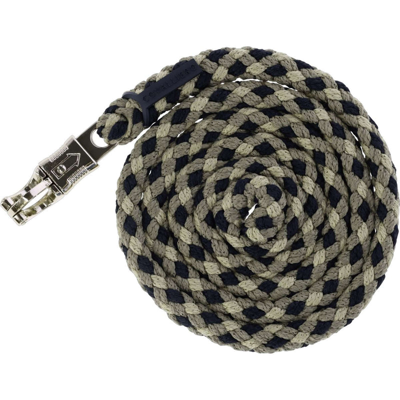 Covalliero Lead Rope SS26 with a Panic Snap Black/Walnut