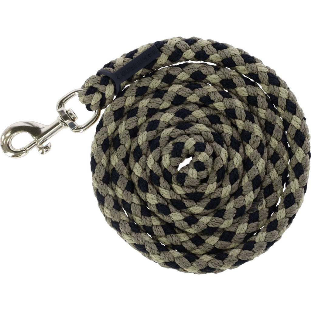 Covalliero Lead Rope SS26 with Carabiner Black/Walnut