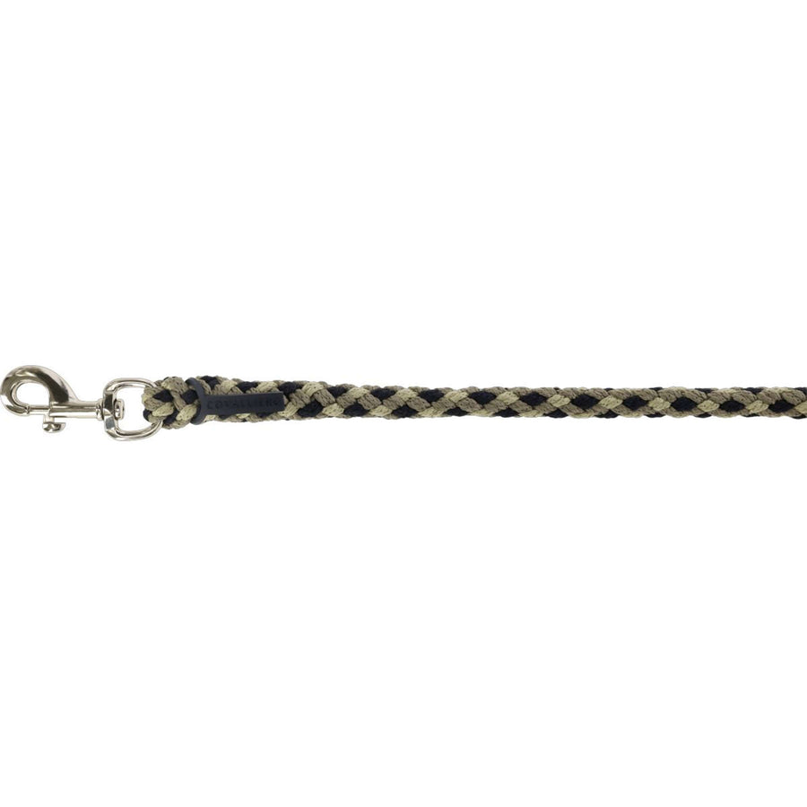 Covalliero Lead Rope SS26 with Carabiner Black/Walnut