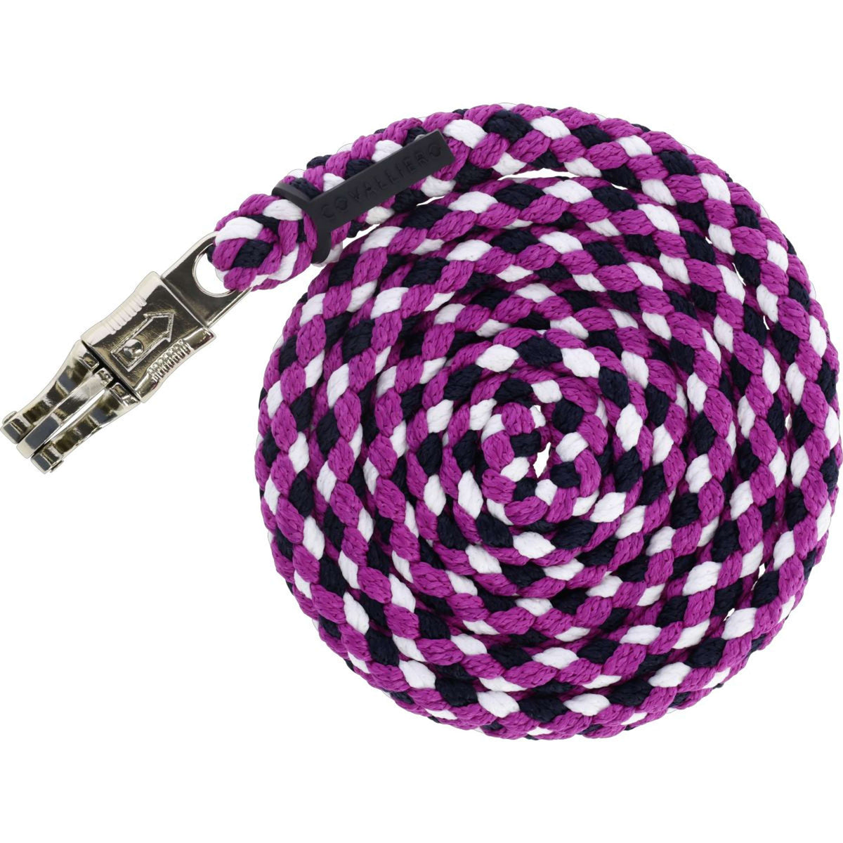Covalliero Lead Rope SS26 with a Panic Snap Dark Navy/Light Berry