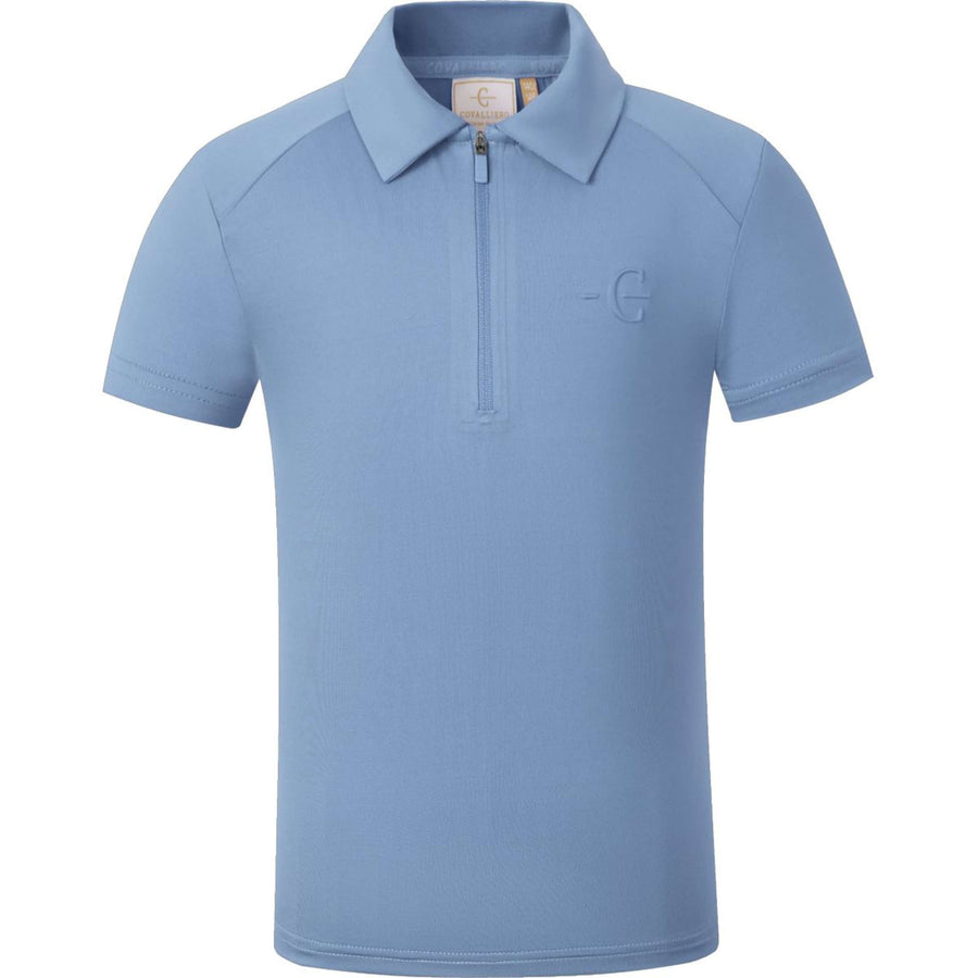 Covalliero Polo SS26 Children Smoked Blue