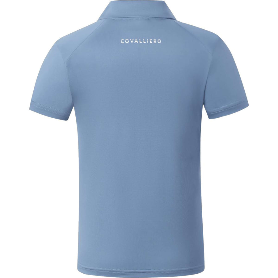 Covalliero Polo SS26 Children Smoked Blue