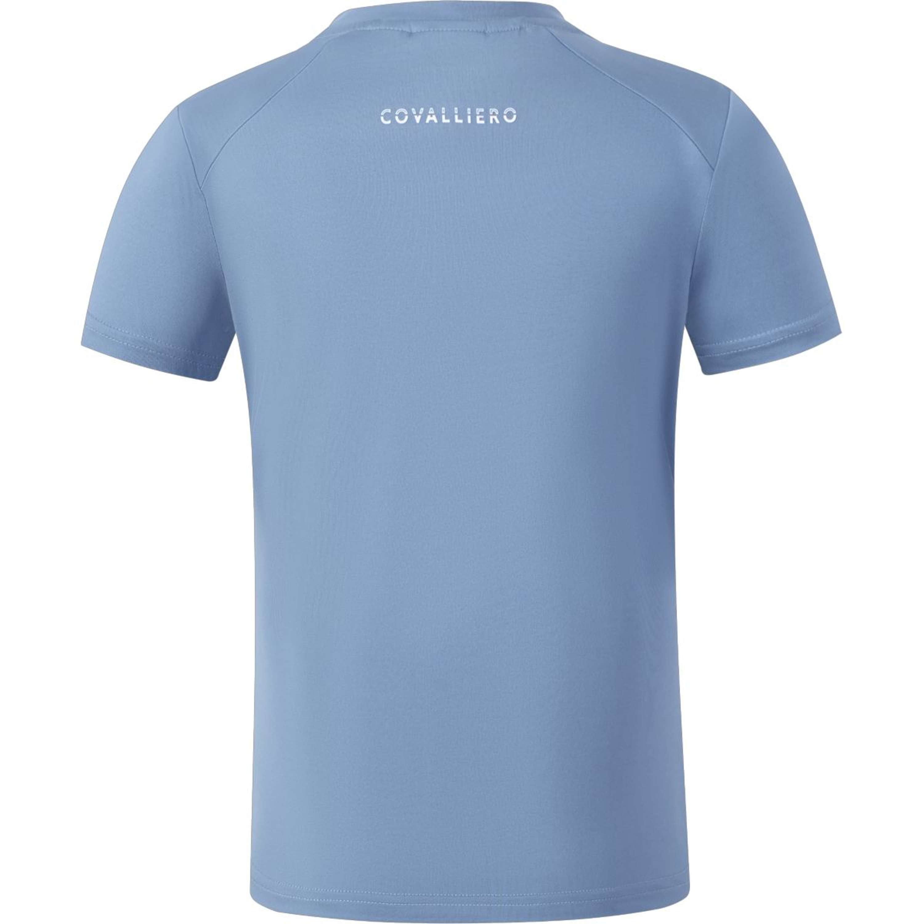 Covalliero T-Shirt SS26 Children Smoked Blue