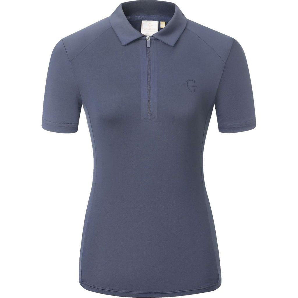 Covalliero Polo SS26 Women Dark Navy