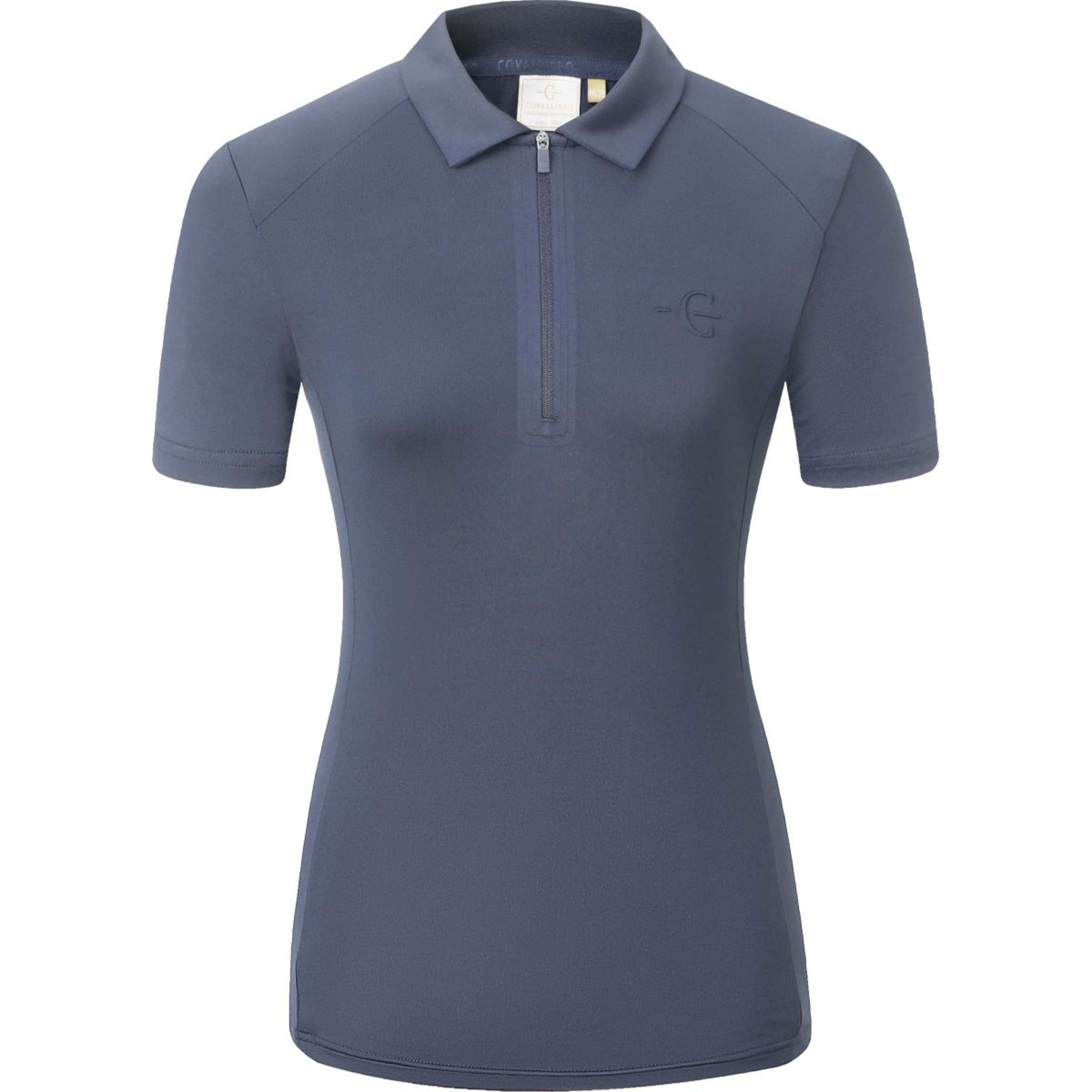 Covalliero Polo SS26 Women Dark Navy