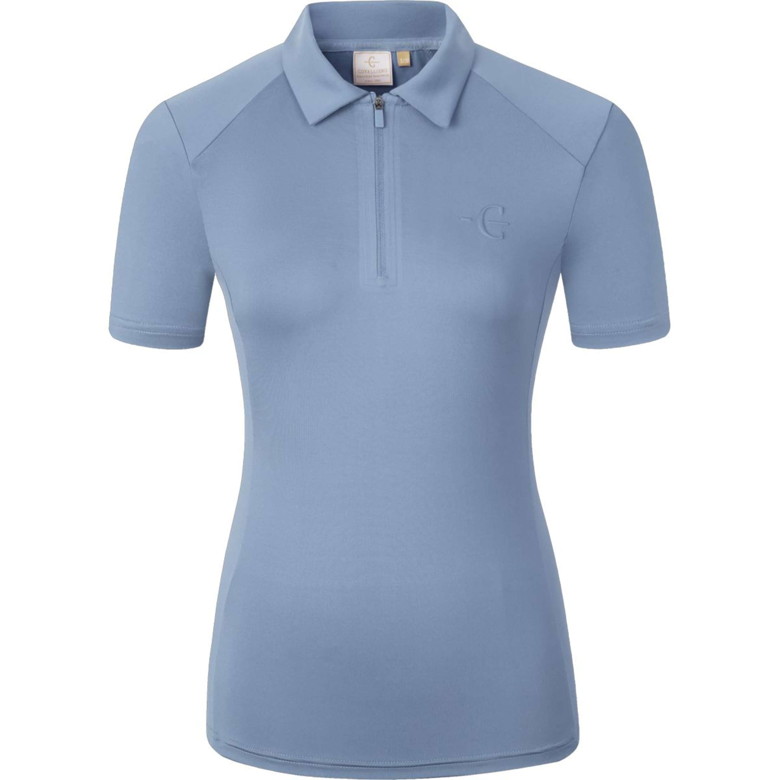 Covalliero Polo SS26 Women Smoked Blue