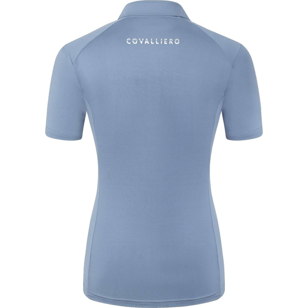 Covalliero Polo SS26 Women Smoked Blue