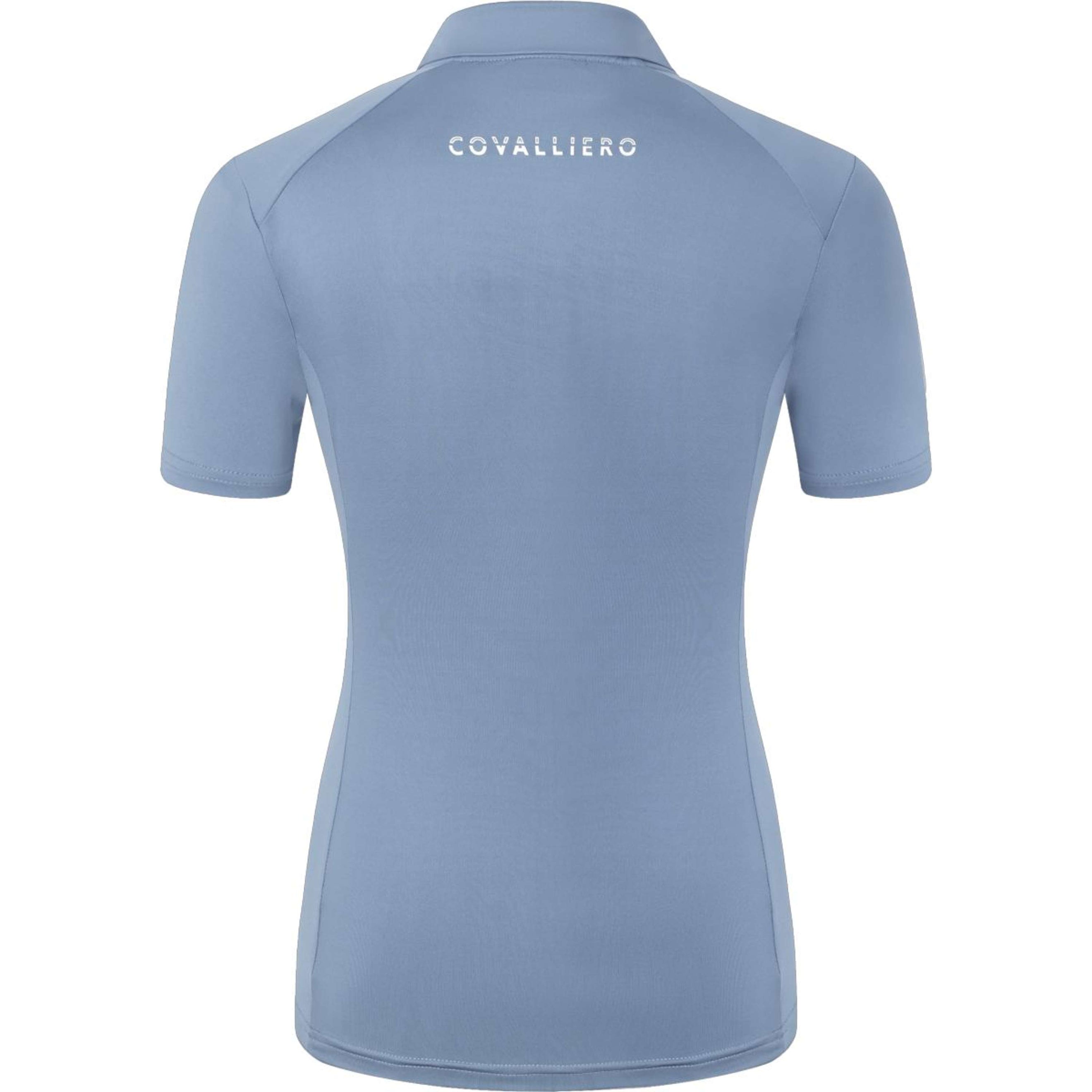 Covalliero Polo SS26 Women Smoked Blue Covalliero Polo SS26 Women Smoked Blue