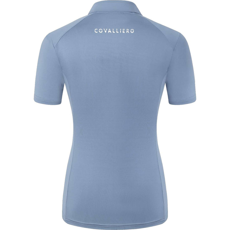 Covalliero Polo SS26 Women Smoked Blue