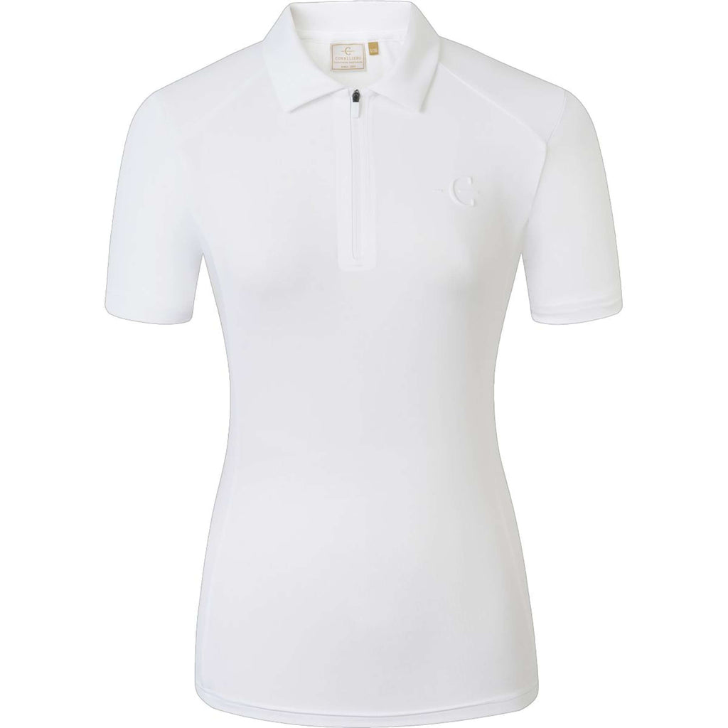 Covalliero Polo SS26 Women White