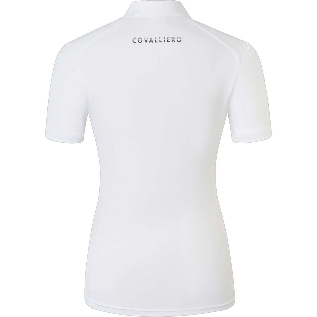 Covalliero Polo SS26 Women White