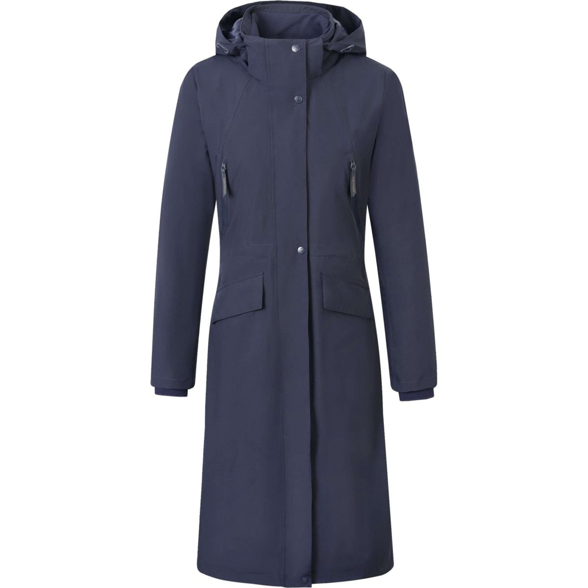 Covalliero Long Raincoat SS26 Women Dark Navy