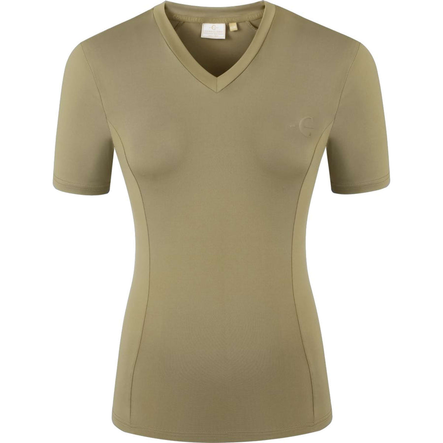 Covalliero T-Shirt SS26 Women Walnut