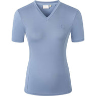 Covalliero T-Shirt SS26 Women Smoked Blue