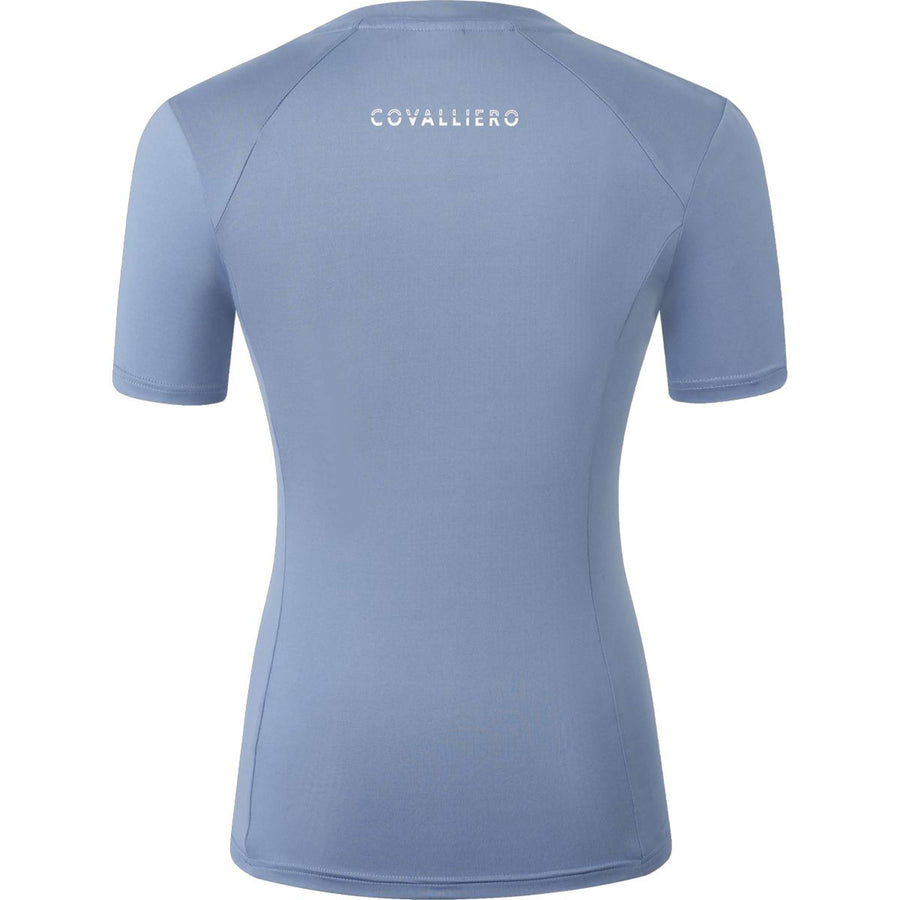 Covalliero T-Shirt SS26 Women Smoked Blue