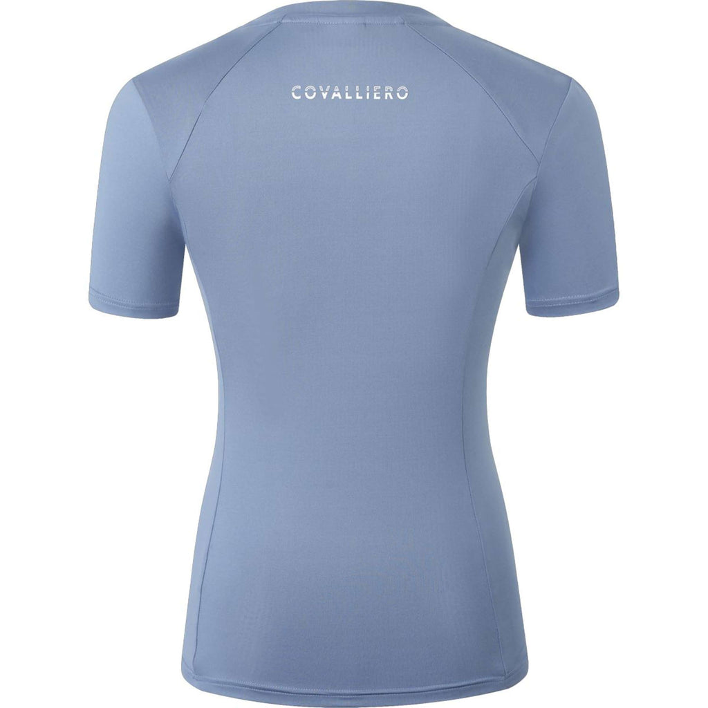 Covalliero T-Shirt SS26 Women Smoked Blue