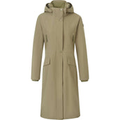 Covalliero Long Raincoat SS26 Women Walnut