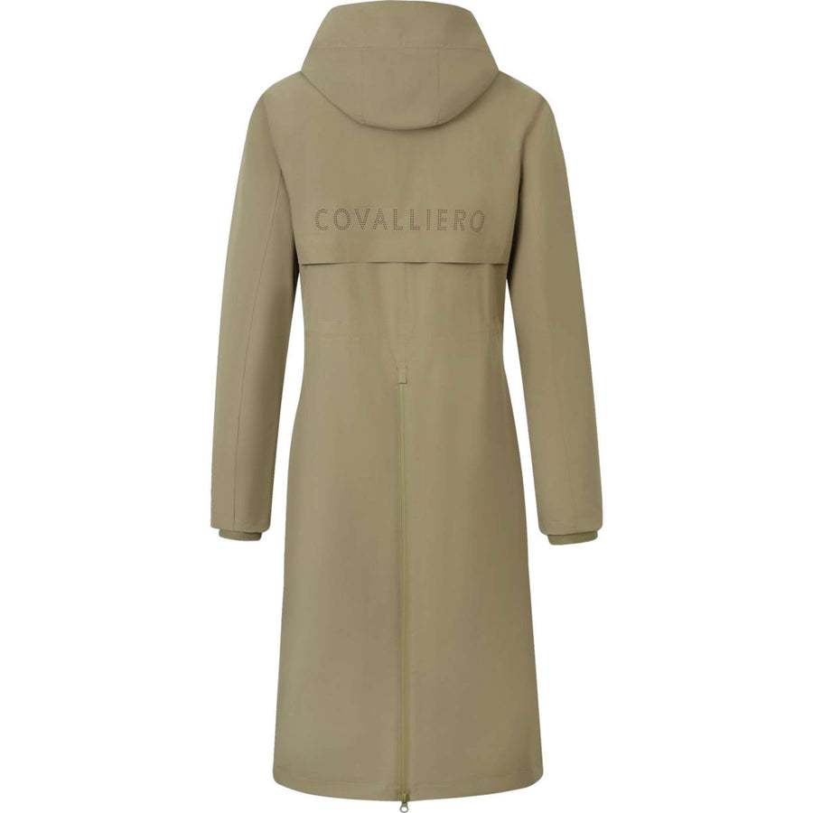 Covalliero Long Raincoat SS26 Women Walnut