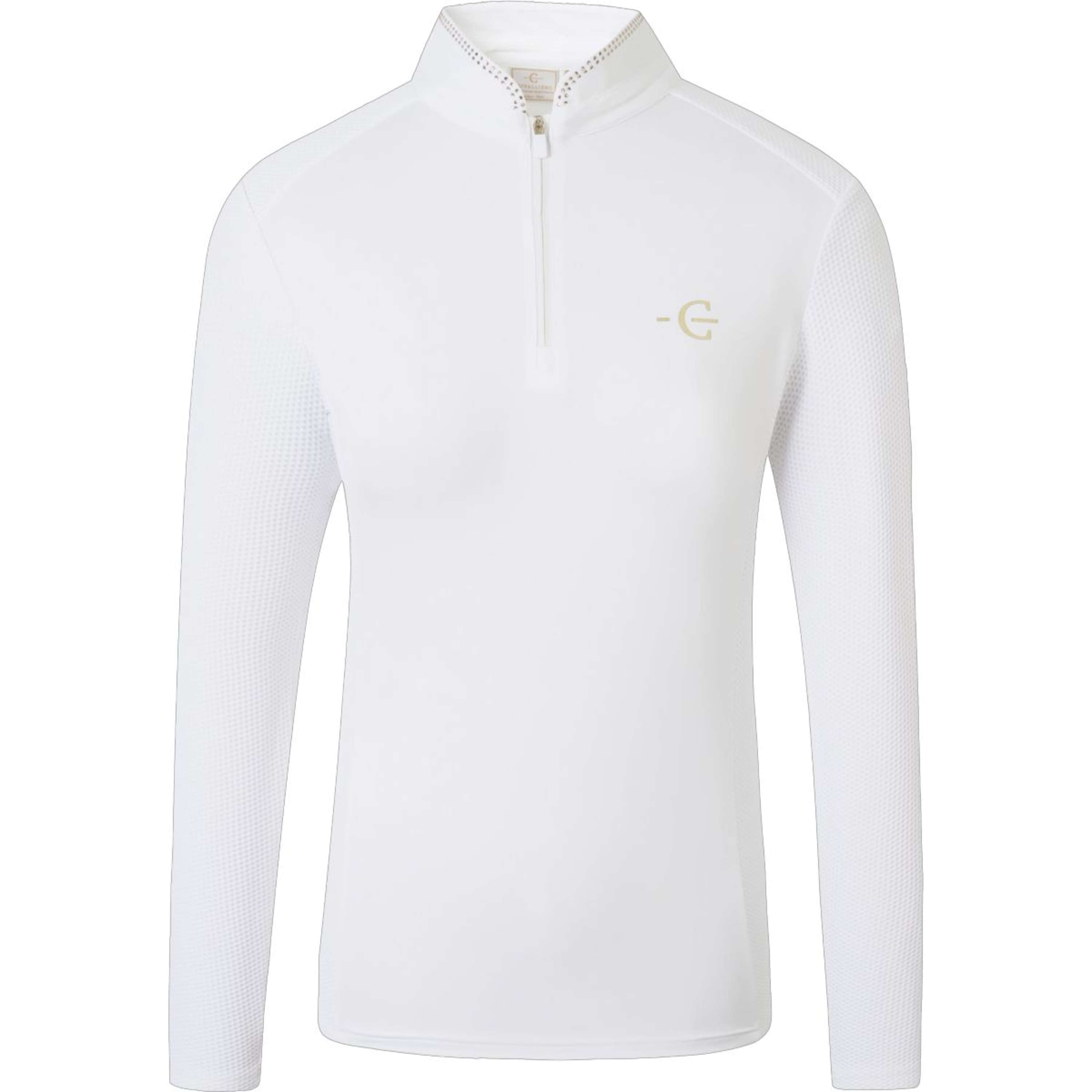 Covalliero Competition Shirt SS26 Women Long Sleeves White