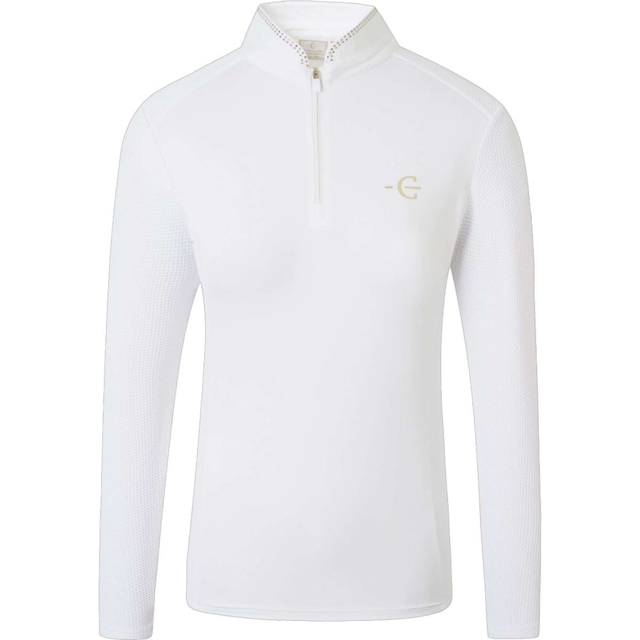 Covalliero Competition Shirt SS26 Women Long Sleeves White