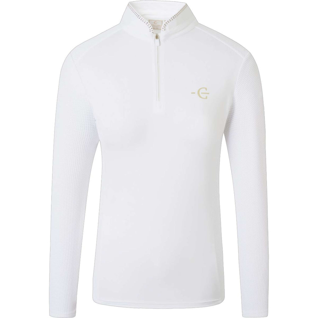 Covalliero Competition Shirt SS26 Women Long Sleeves White
