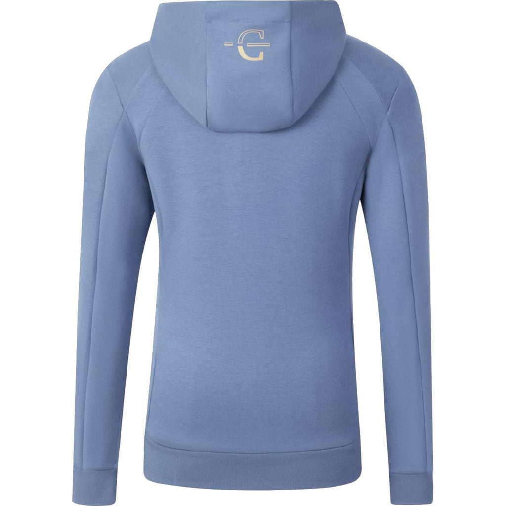 Covalliero Hoodie SS26 Women Smoked Blue