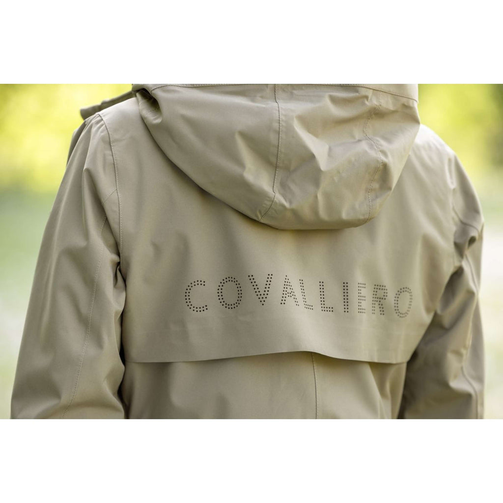 Covalliero Long Raincoat SS26 Women Walnut