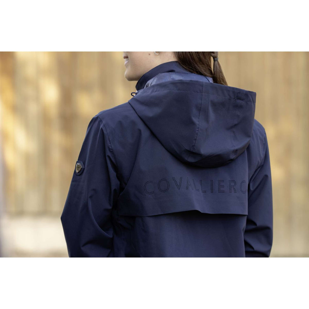 Covalliero Rain Coat SS26 Women Dark Navy