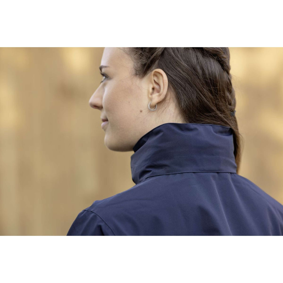 Covalliero Rain Coat SS26 Women Dark Navy