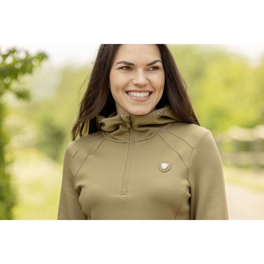 Covalliero Hoodie SS26 Women Walnut