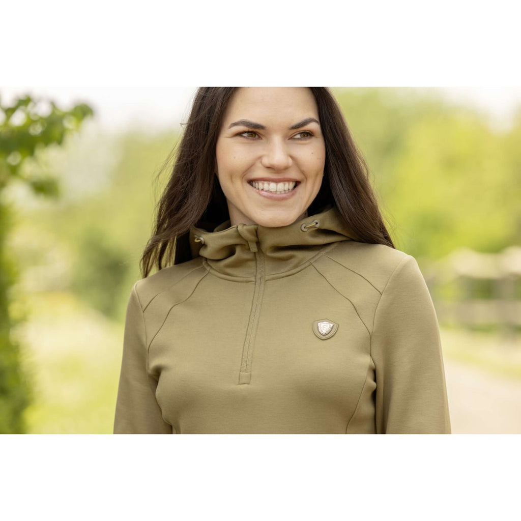 Covalliero Hoodie SS26 Women Walnut