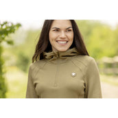 Covalliero Hoodie SS26 Women Walnut