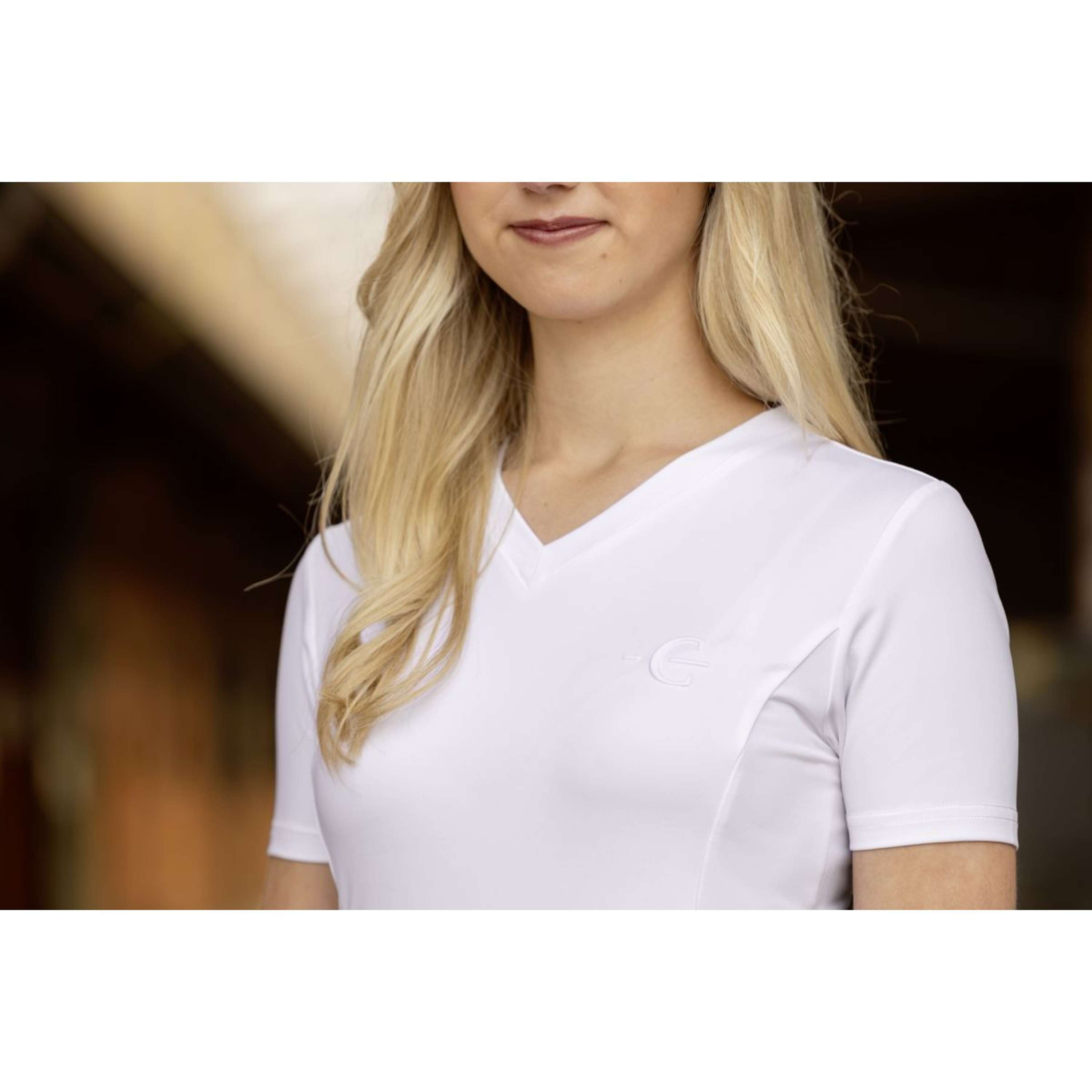 Covalliero T-Shirt SS26 Women White