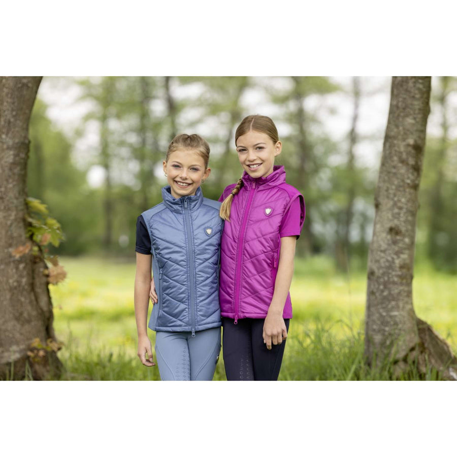 Covalliero Bodywarmer SS26 Children Smoked Blue