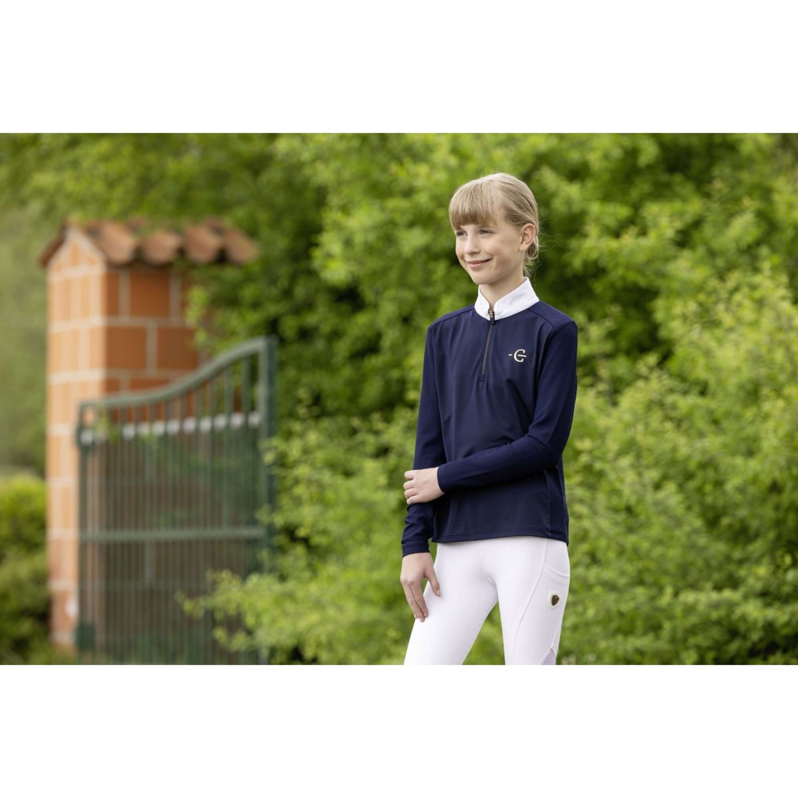 Covalliero Competition Shirt SS26 Children Long Sleeves Dark Navy