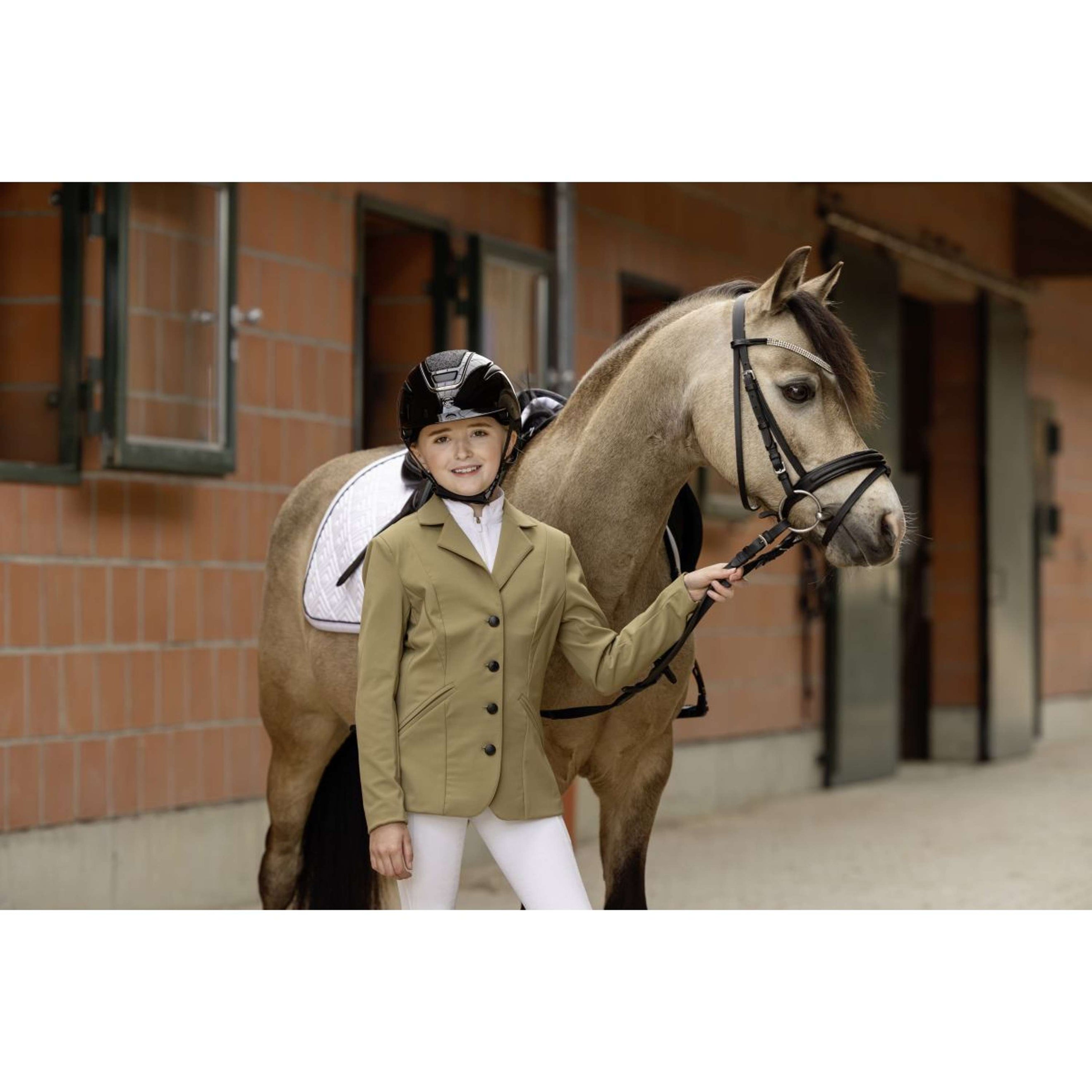 Covalliero Competition Jacket SS26 Children Walnut