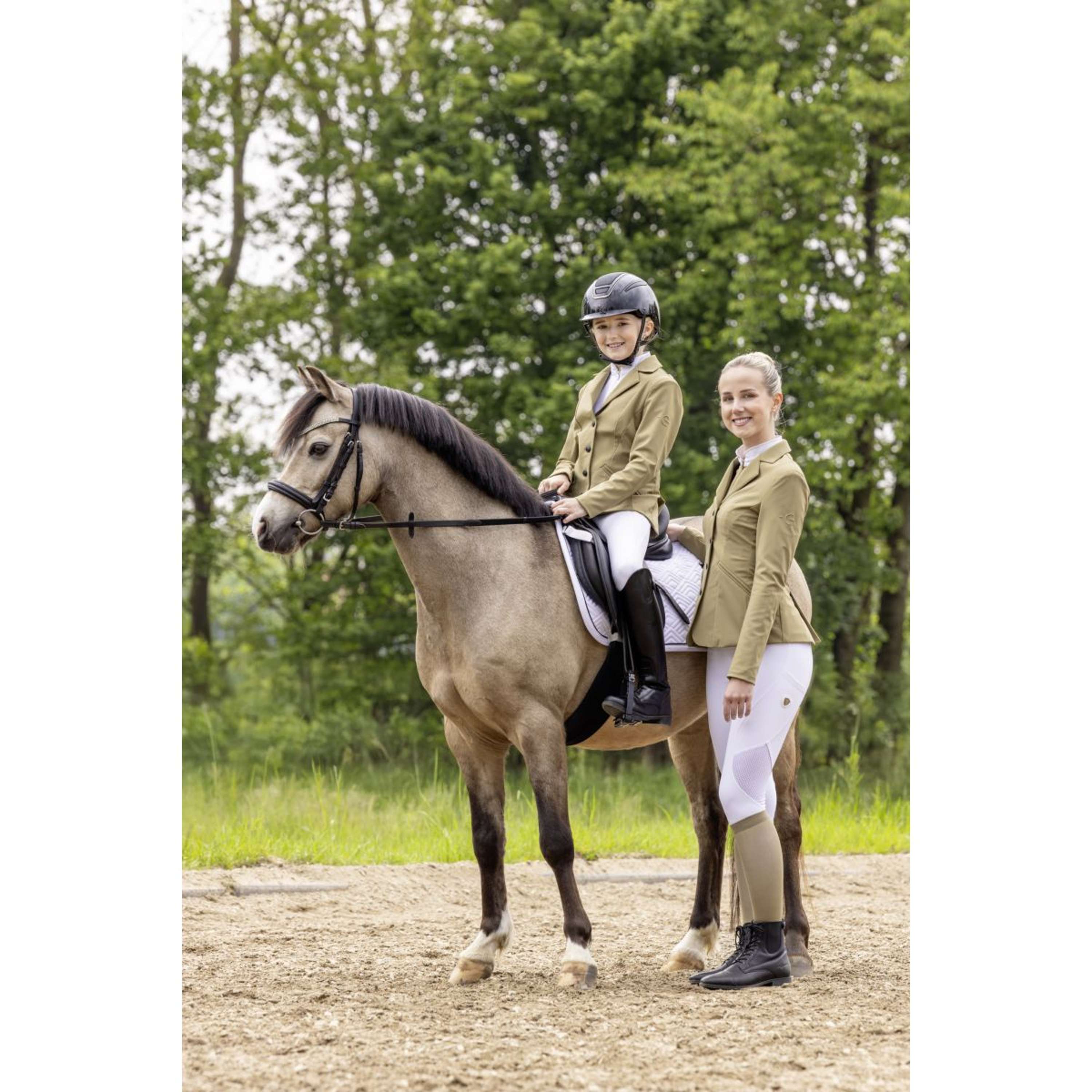 Covalliero Competition Jacket SS26 Children Walnut