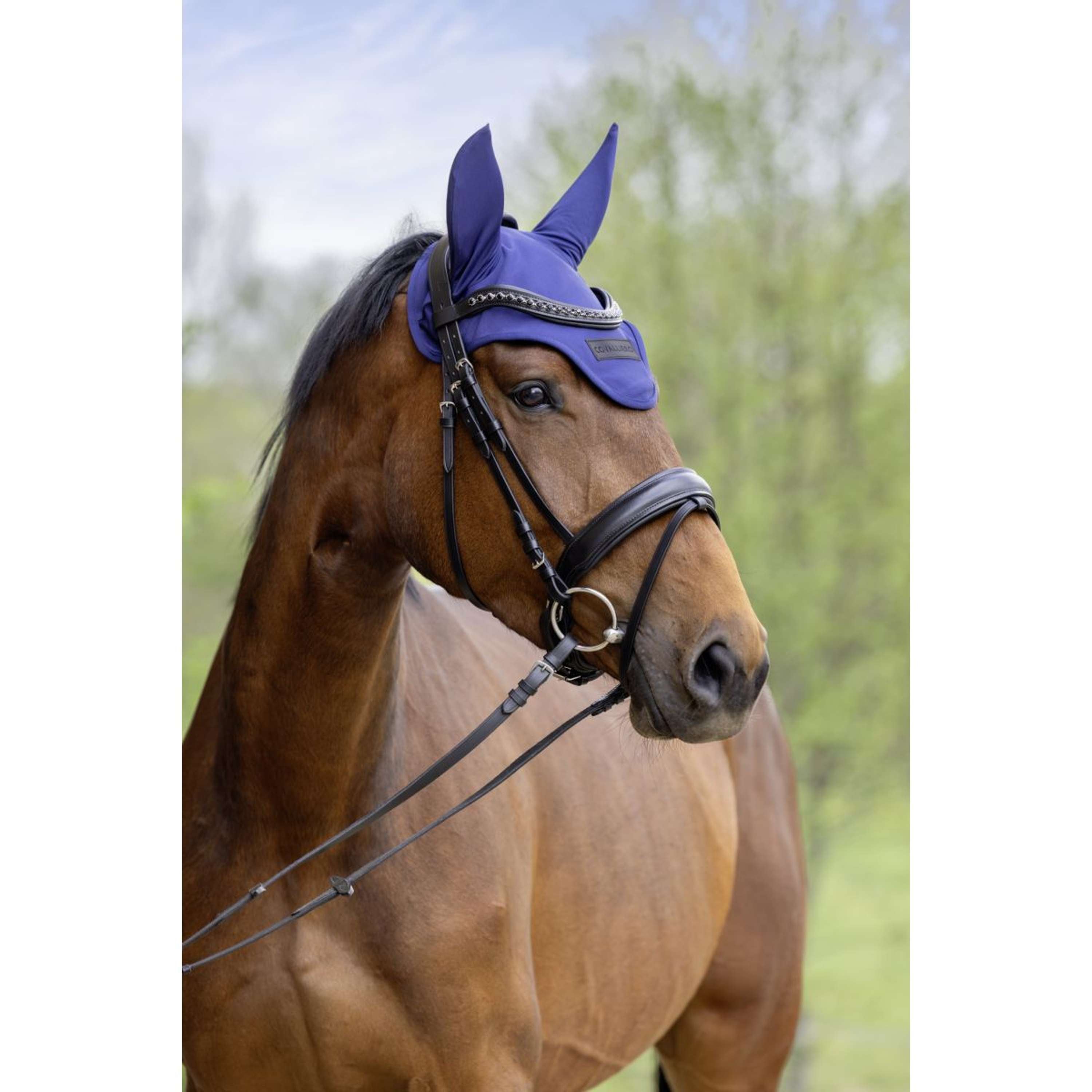 Covalliero Ear Bonnet SS26 Dark Navy