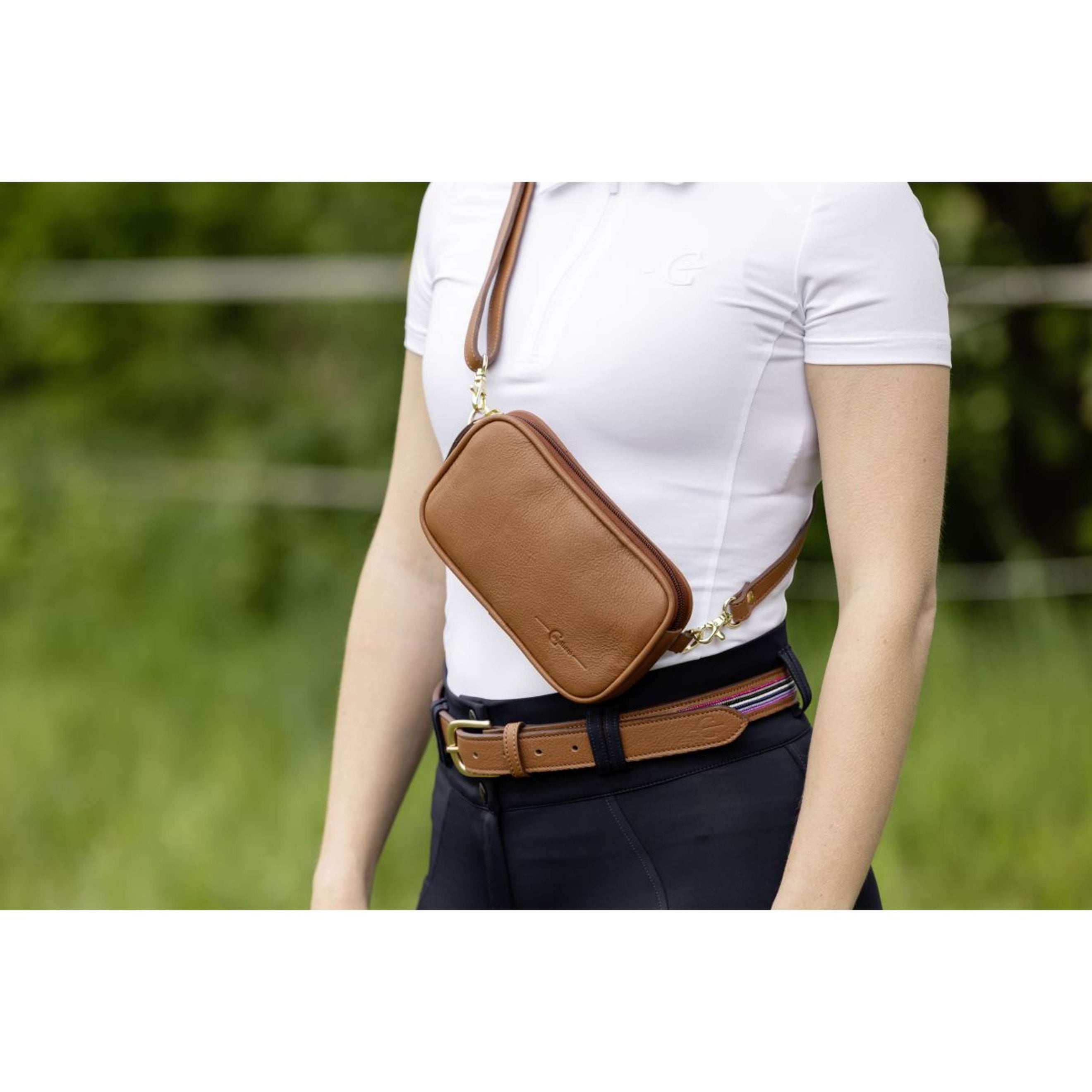 Covalliero Fanny Pack SS26 Cognac