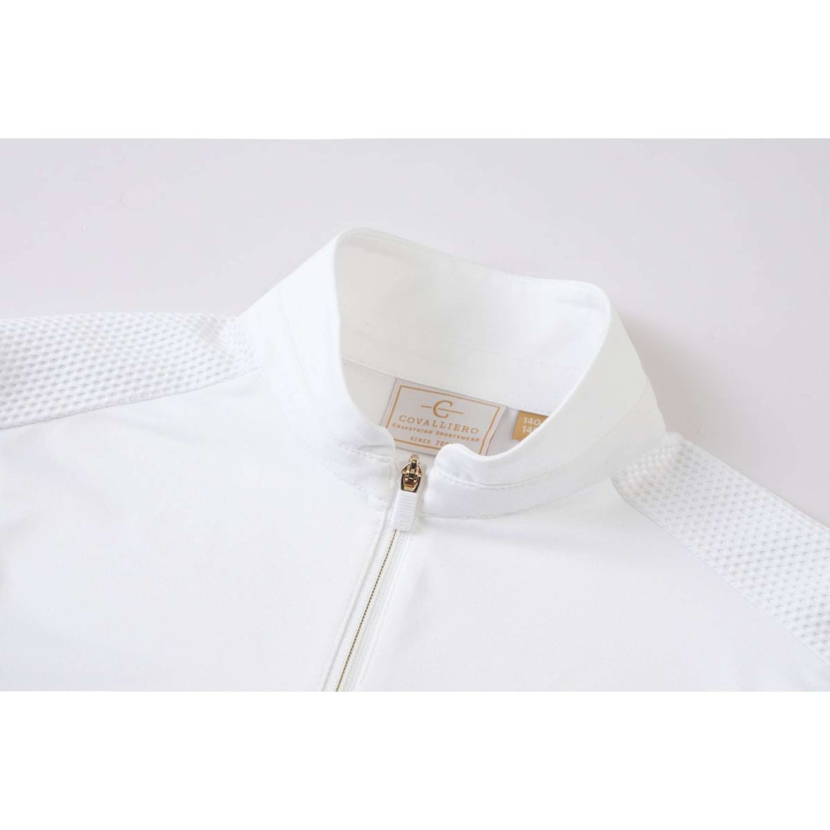 Covalliero Competition Shirt SS26 Children Long Sleeves White