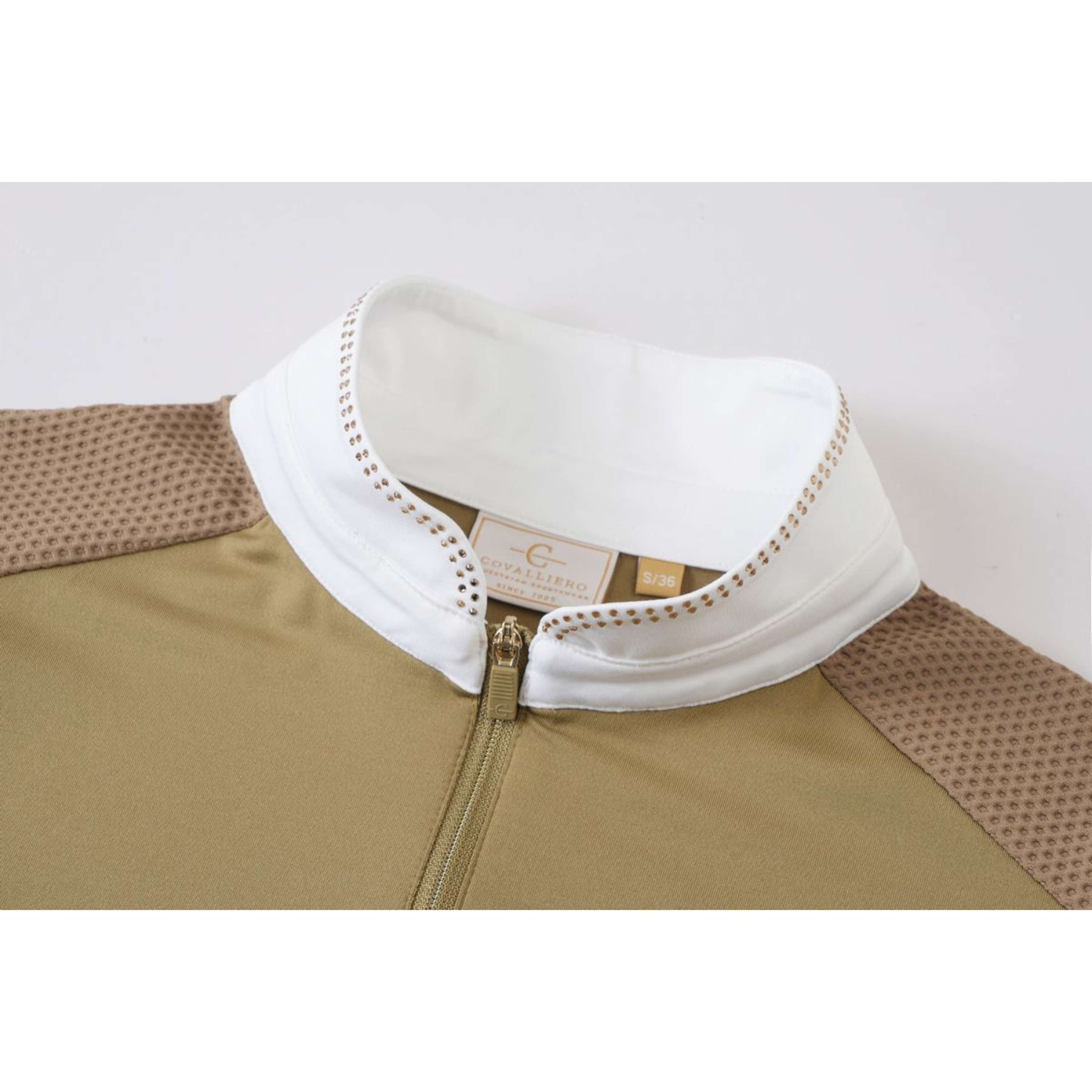 Covalliero Competition Shirt SS26 Women Walnut