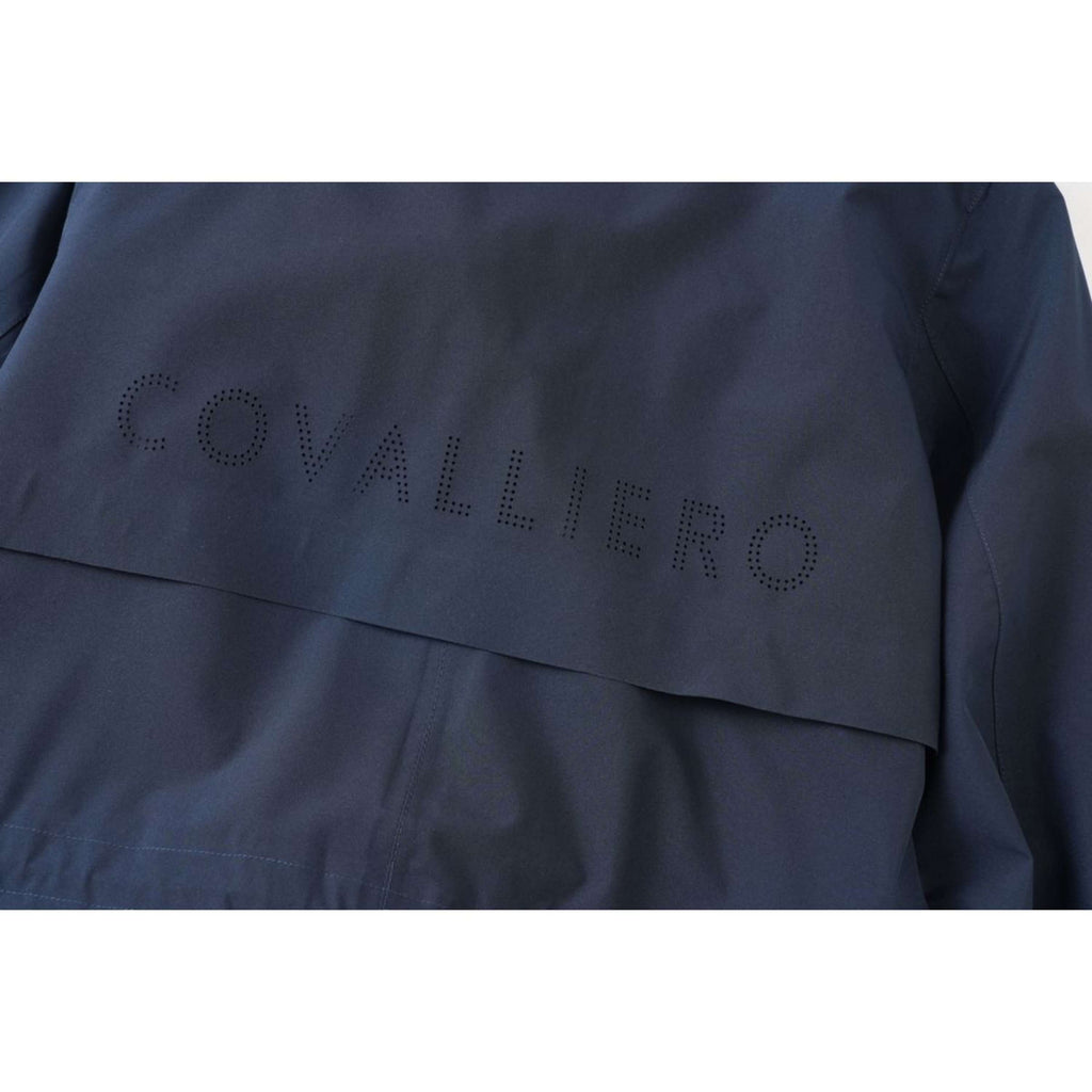 Covalliero Long Raincoat SS26 Women Dark Navy