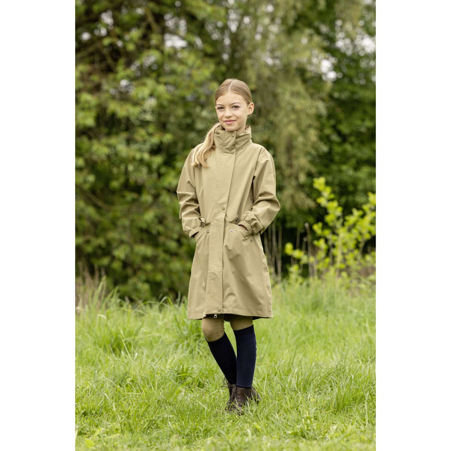 Covalliero Long Raincoat SS26 Children Walnut