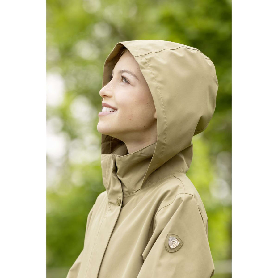 Covalliero Long Raincoat SS26 Children Walnut