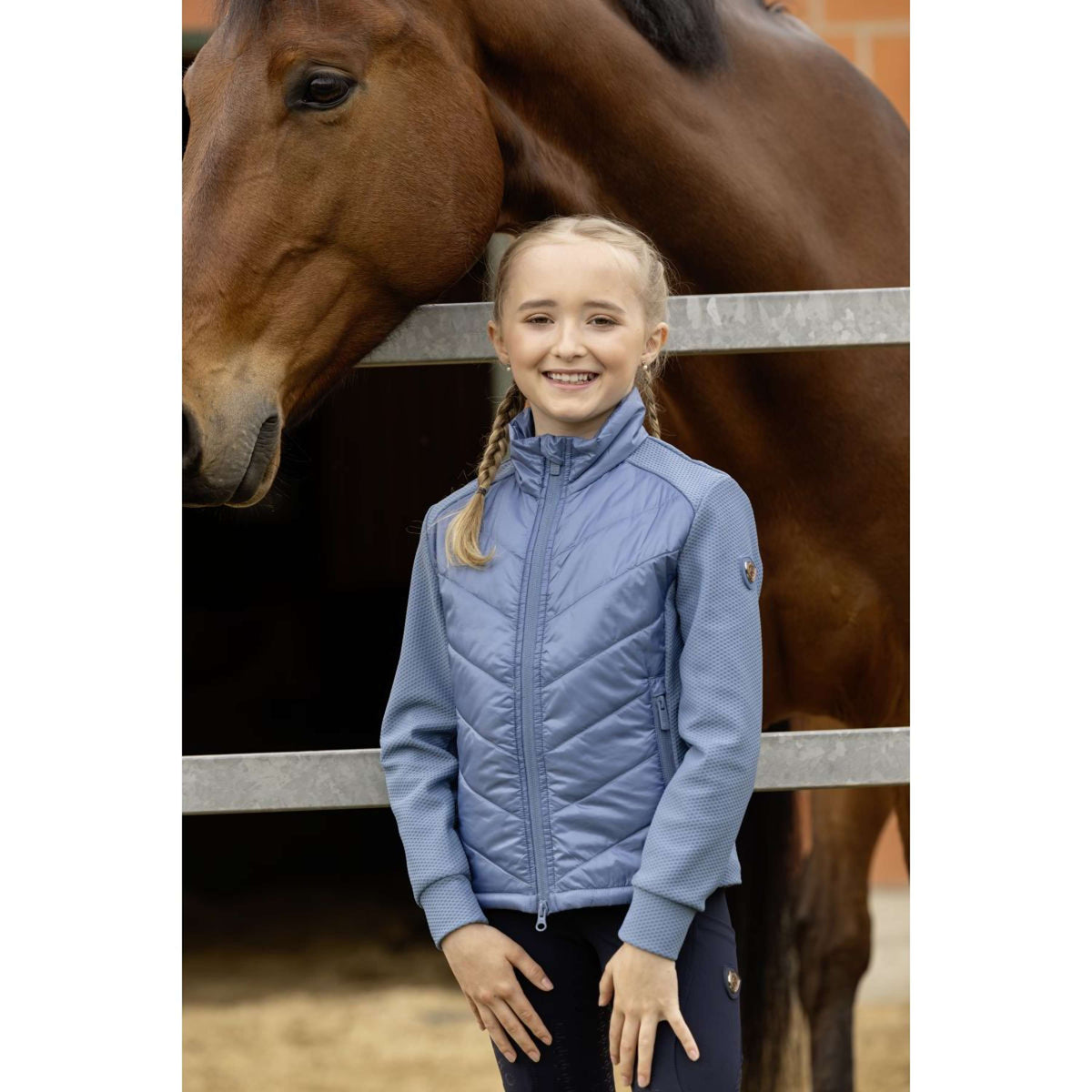 Covalliero Jacket SS26 Children Smoked Blue