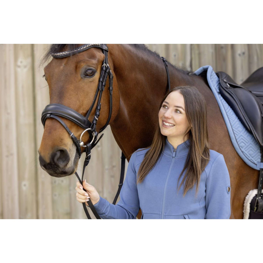 Covalliero Fleece Vest SS26 Women Smoked Blue