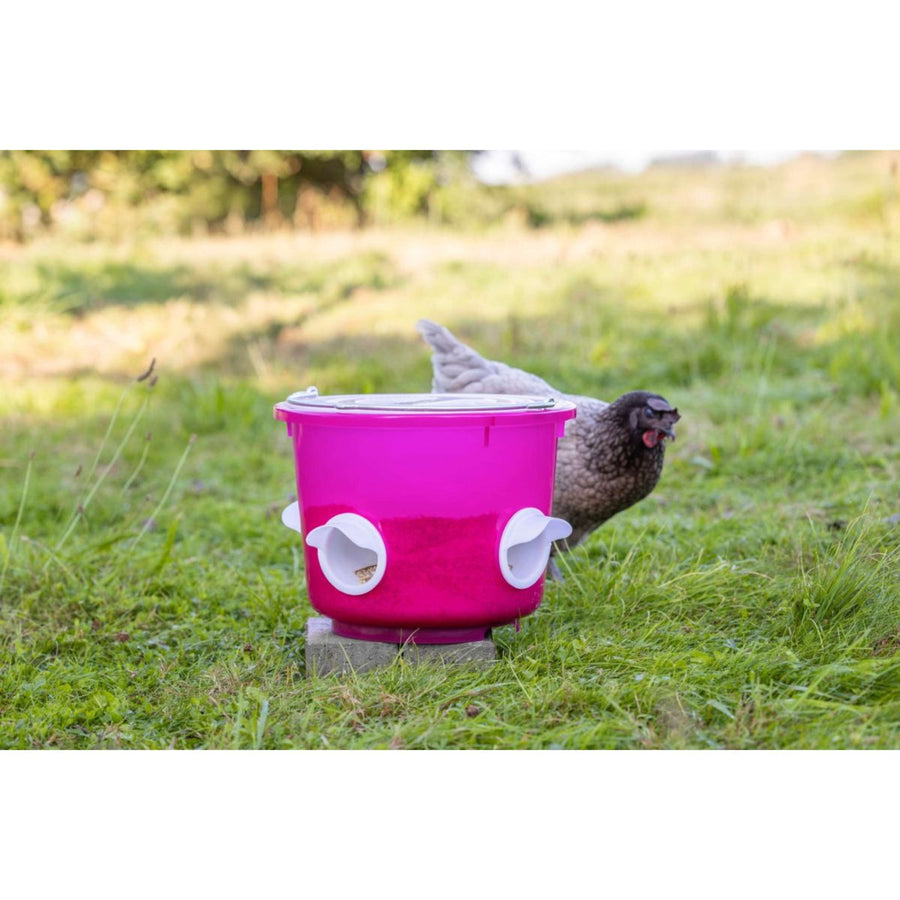 Kerbl Food Bucket Chickens Pink