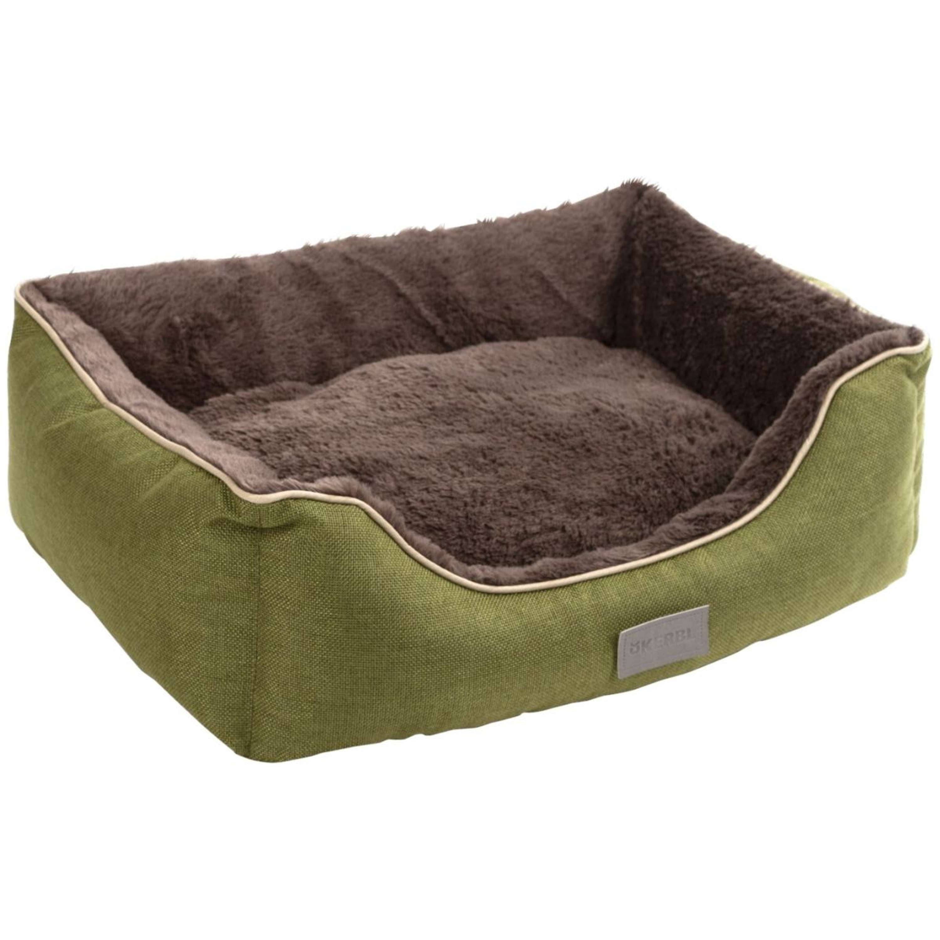 Kerbl Plush Bed Samuel Green/Grey